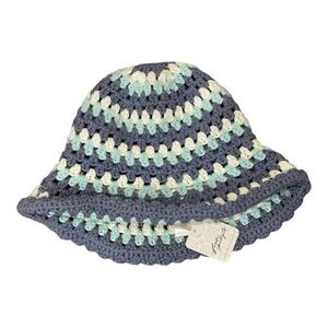 Free People Pixie Striped
Crocheted Knit Bucket Hat
NWT!